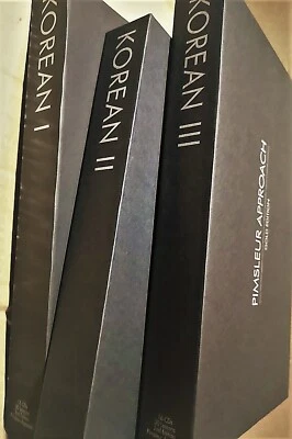 Pimsleur Korean Language Levels 1 2 3 Gold Edition Audio Course (48 CD's) • £75.61