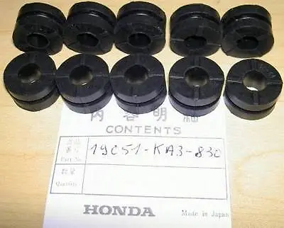 $12.95 • Buy Honda CR125/250 GL1500 ST1100 10-pack Rubber Radiator Grommets 19051-KA3-830   R