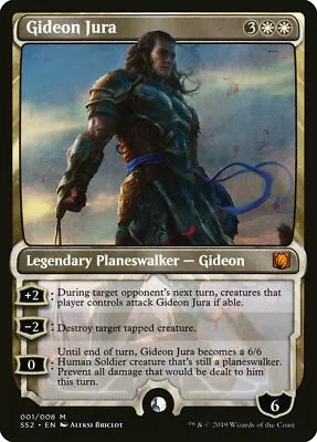 MTG Gideon Jura [English Signature Spellbook: Gideon Free P&P] • £1.75