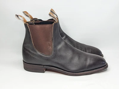 $249.95 • Buy R.M. Williams Craftsman Chelsea Leather Boots Chestnut Size Men's AUS 9 F 