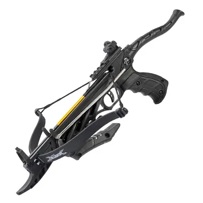 Man Kung Black Professional Alligator Pistol Crossbow 80 Lbs 185 Fps • $52.95