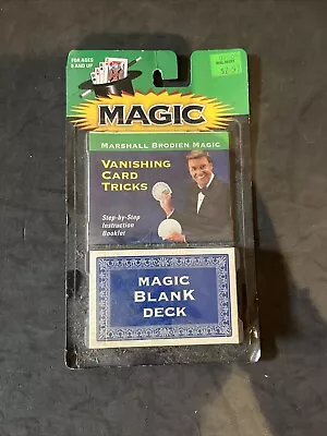 Vintage 1995 Marshall Brodien Magic Blank Deck Vanishing Card~ Brand NEW Sealed. • $12.39