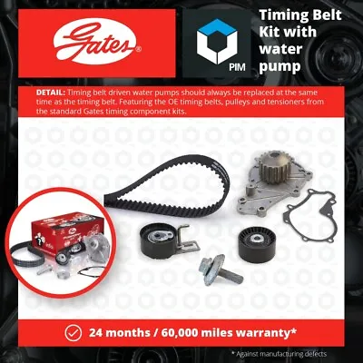 Timing Belt & Water Pump Kit KP15656XS Gates Set 1613561980 71775923 71776006 • £90.25