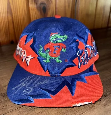 VTG Autographed 90s Florida Gators Drew Pearson SnapBack Hat • $100