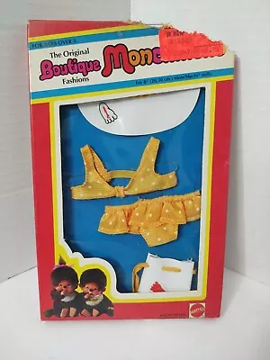 Vintage Mattel 1982 Monchhichi The Original Boutique Sunbather Outfit • $29.99