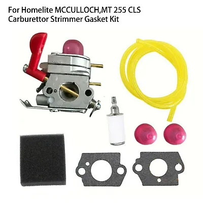 Carburetor For Homelite MCCULLOCHMT 255 CLS Carburettor Strimmer Gasket Kit NT • £16.46