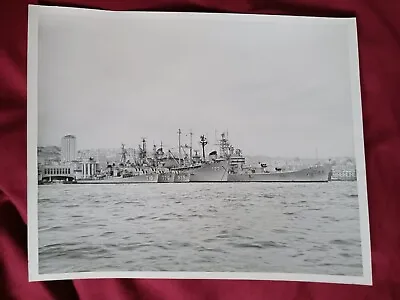 Vintage 1959 USS YELLOWSTONE US Navy Ship Boat PHOTO Naples Italy 27 776 710 829 • $3.79