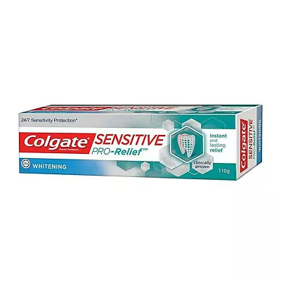 5 X 110g COLGATE Sensitive Pro-Relief Whitening Repair Toothpaste FREE SHIPPING • £83.08
