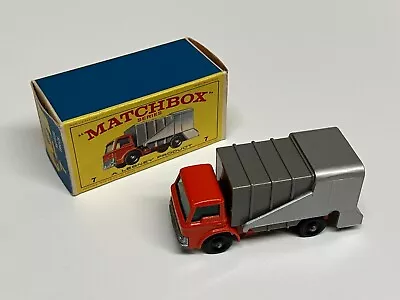 Vintage 1967 MATCHBOX 7C FORD REFUSE TRUCK In Original Box ~ MINTY! • $45