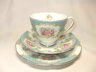 Collingwoods Tea Trio - Tea Cup Saucer Side Plate Chelsea Bone China • £49.99