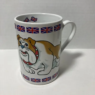 Best Of The British English Bulldog Coffee Mug Elgate England Union Jack Flag UK • £14.46