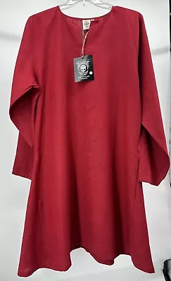 Grimfrost Medieval Celtic Viking Tunic Top Men's Large Linen Costume Renaissance • $45