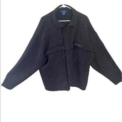 Kangol Coat 15 Percent Wool With Front Zip Pockets Men’s Size XL • $47