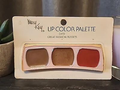 Vintage Mary Kay Lip Color Palette Great Fashion Russets 0419 • $9.99