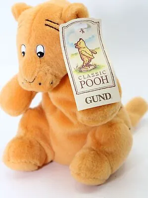 NWT VTG Disney Gund Classic Winnie The Pooh Tigger 6  Plush Bean Bag HANDMADE • $69.48