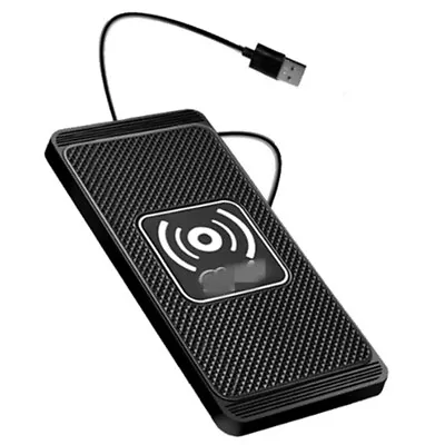 Wireless Car Phone Charger Fast Charging Pad Mat Fit For Apple IPhone Samsung • £17.16