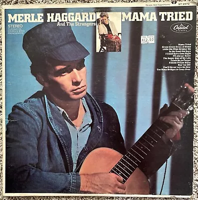 MERLE HAGGARD - Mama Tried LP Vinyl CAPITOL ST 2972 OG Rainbow 1968 • $13.95