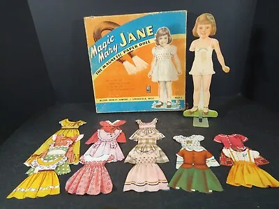 Magic Mary Jane Magnetic Paper Doll Vintage 1940s? 1950s? • $9.99