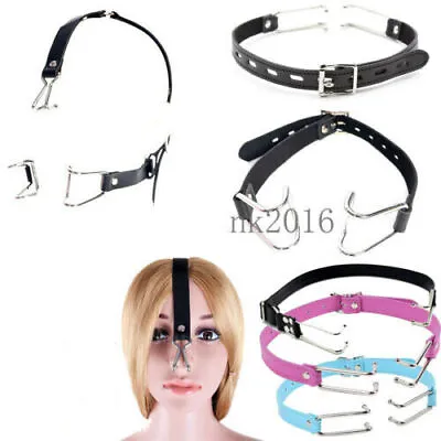 BDSM Oral Open Mouth Gag Slave Claw Nose Hook Bondage Harness Restraint Play  • $13.32