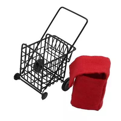 1:12 Scale Dollhouse Miniature Furniture  Grocery Shopping Cart • $12.83