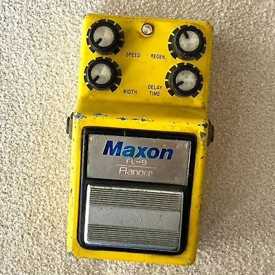 Maxon FL-9 Franger Guitar Effects Pedal Vintage Junk Scratched No Box Japan • $112.20