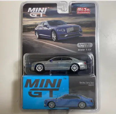 1/64 Mini GT Bentley Flying Spur (Silver Grey) Diecast Car MGT00351 - CHASE • $54.95