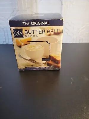 The Original Butter Bell Crock By L. Tremain Keeper Gloss White In Box. • $26.99