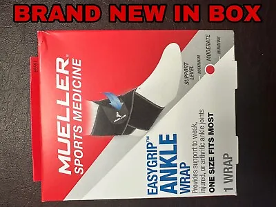 Mueller Easy Grip Ankle Wrap Moderate Support | Size Fits Most ~Left Or Right • $10
