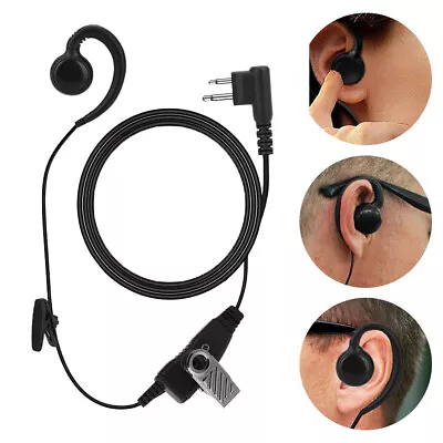 PTT Mic Swivel Earpiece For Motorola Radio Walkie Talkies CLS1410 CP200 CLS1110 • $10.26