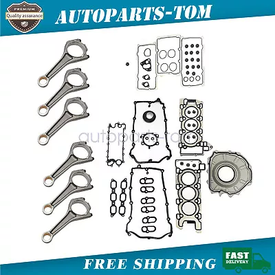 Connecting Rod&Head Gasket Set For Jaguar XE XJ F-Type Land Rover AJ126 3.0L V6 • $215.99