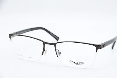 New Morel Oga 10022o Mg14 Brown Black Authentic Eyeglasses 58-19 • $132.61