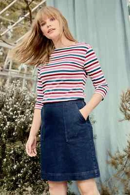 £14.96 • Buy Seasalt Women's - Multi Sailor Top (GOTS) - Regular - Tri Mini Cornish Chalk Oil