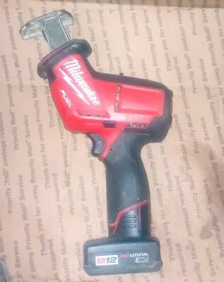 Milwaukee M12 2520-20 Fuel Hackzall Saw + 3ah Battery  • $64.95