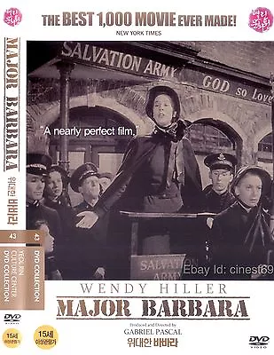 Major Barbara (1941 Gabriel Pascal) DVD NEW • $15.40