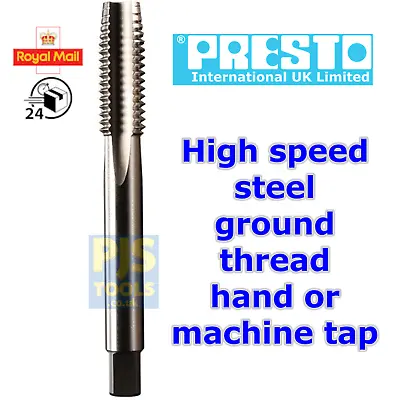 £7 • Buy Presto 6000 Hss Machine Or Hand Taps Metric Coarse Taper Second Plug Or Tap Sets
