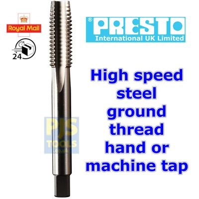 £7 • Buy Presto 6000 Hss Machine Or Hand Taps Metric Coarse Taper Second Plug Or Tap Sets