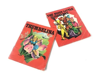 £8.95 • Buy 2x Vintage Brown Watson Ltd Books - Thumbelina - Busy Little Goblins