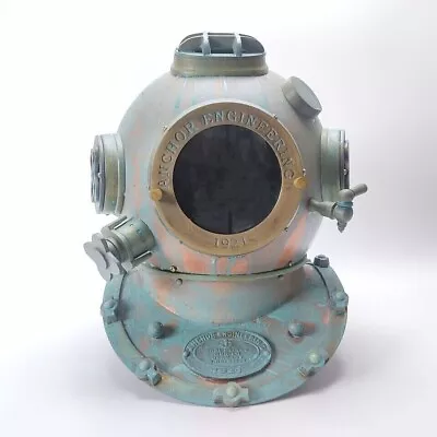 Vintage Rare Scuba Diving Helmet Marine Deep Sea Navy Mark V Divers Helmet • $202.20