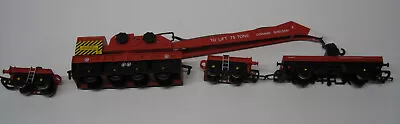 Hornby  OO Gauge 75t Cowans Sheldon Breakdown Crane Red Livery • £15