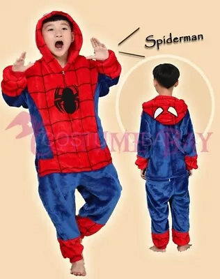 Superman Onesie Animal Kigurumi Pajamas Unisex Pyjamas Sleepwear Cosplay Costume • $26.95