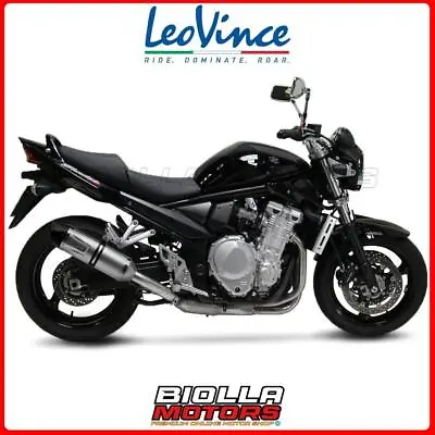 8417e Silencer Leovince Suzuki Bandit 1250 2010 - Lv One Evo Stainless Steel Eur • $452.14