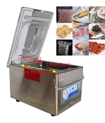 $565.80 • Buy Commercial Food Meat Chamber Vacuum Sealer Table-top Vacuum Packing Machine-NEW