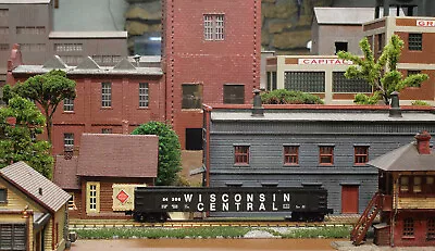 N Scale Freight Car Roundhouse 84001 Wisconsin Central 52' Thrall 2743 Gondola • $8.99