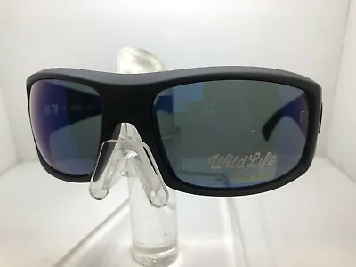  New Von Zipper Clutch Sunglasses Plc Black Satin/blue Flash Polarized Lens • $140.88