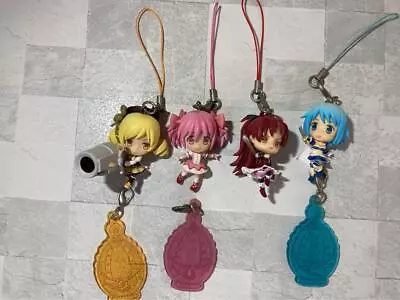 Puella Magi Madoka Magica Keychain Madoka Kyoko Mami Set Lot Of 4 • $95.92