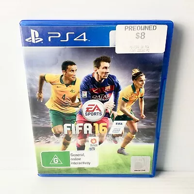 FIFA 16 - PS4 - Tested & Working - Free Postage • $4.88