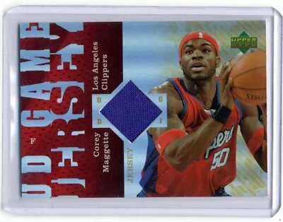 2006-07 UD Reserve UD Game Jersey Corey Maggette #UD-CM • $3.99