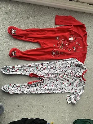 Girls Boys Unisex Pyjamas Sleep Suit Baby Grow 6-9 Months Christmas  • £2.50