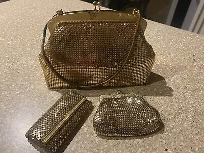 Gold Oroton Handbagcoin Purse And Key Ring Holder • $50.50