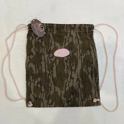 New Mossy Oak BOTTOMLAND Ladies Vintage Drawstring Backpack Camo/Pink • $9.99